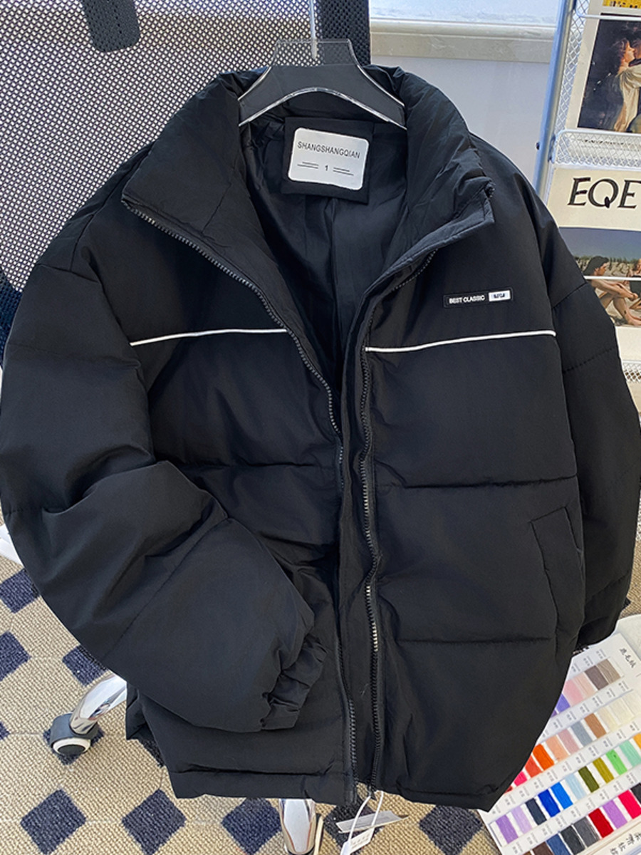 Winter Clothing Hong Kong - メンズスタンドアップカラー,コットンパッド入りジャケット,厚手のウォームコート,カジュアル,レジャー,アウトドア,防寒,アサルトウェア
