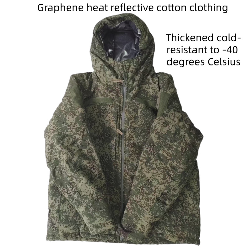 Winter Clothing Pk - ロシア製タクティカルコットンジャケット 防風防水保温 厚手グラフェン熱反射 冬用コンバットパーカー