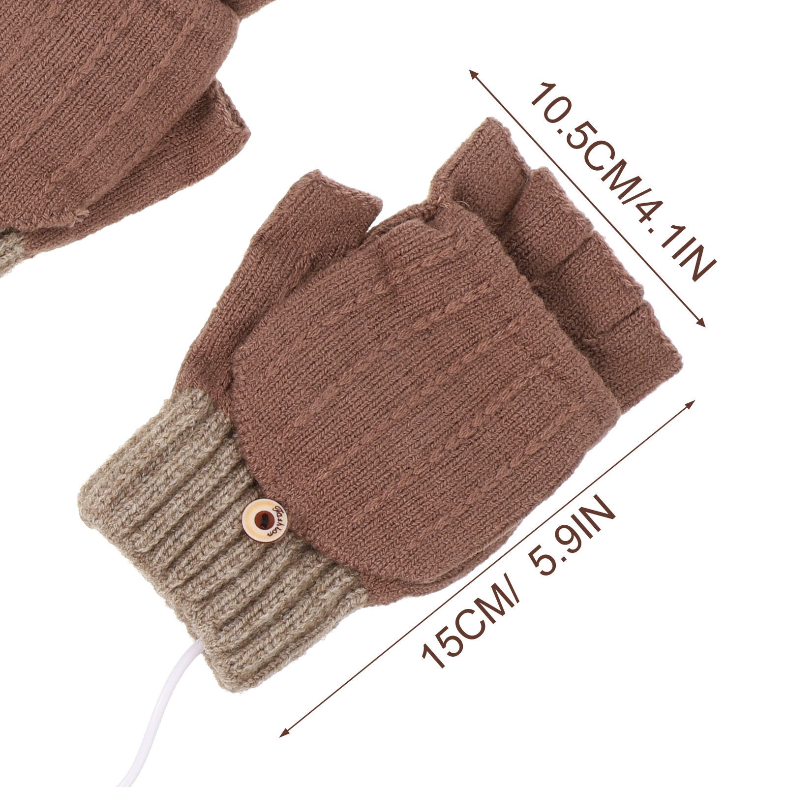 1組の電熱冬用手袋、USB給電式保温手袋、男女兼用、寒冷地で - Heated Gloves Electric のレビューと価格