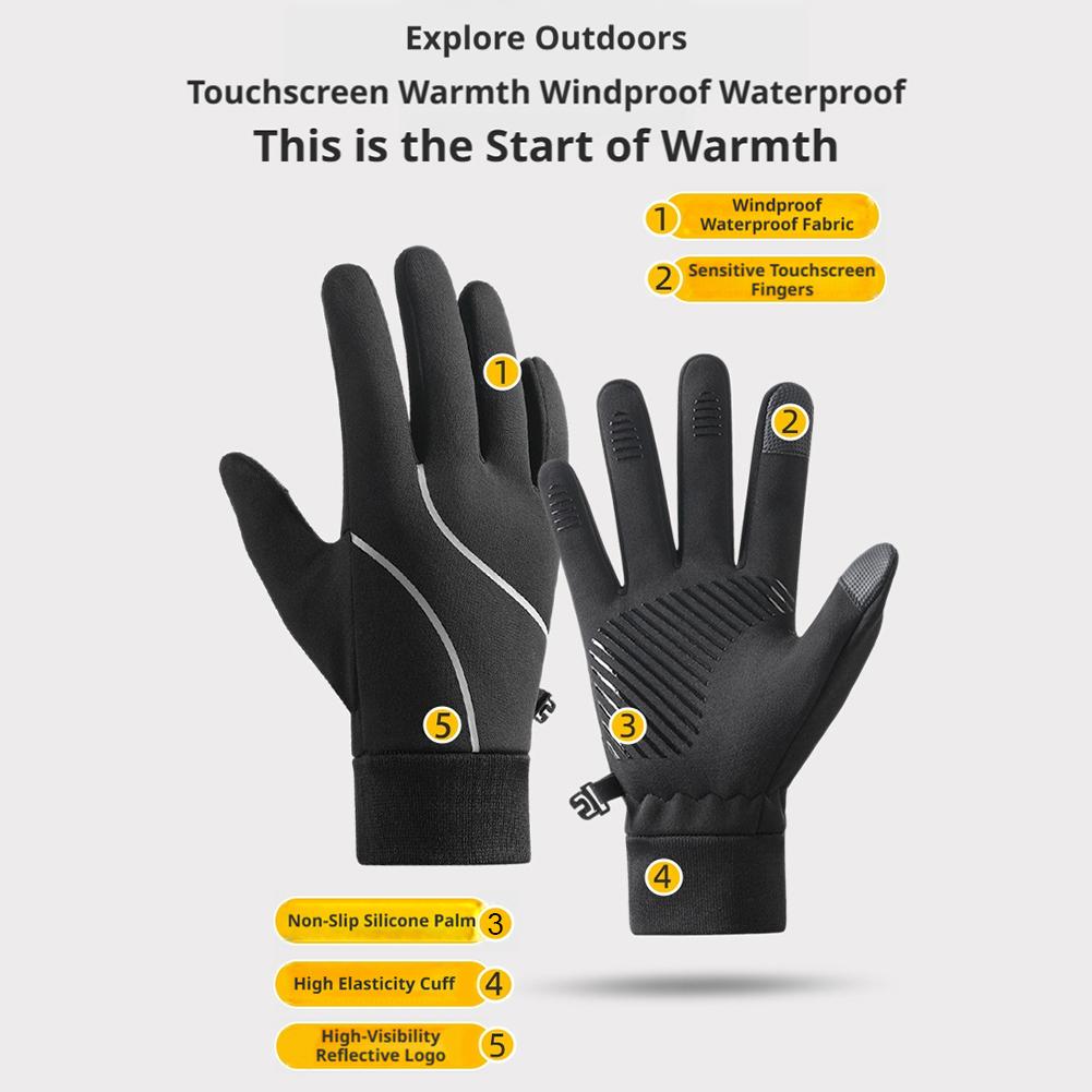 充電式ヒーター内蔵手袋。冬用、フリース素材、タッチスクリーン - Heated Gloves Electric のレビューと価格