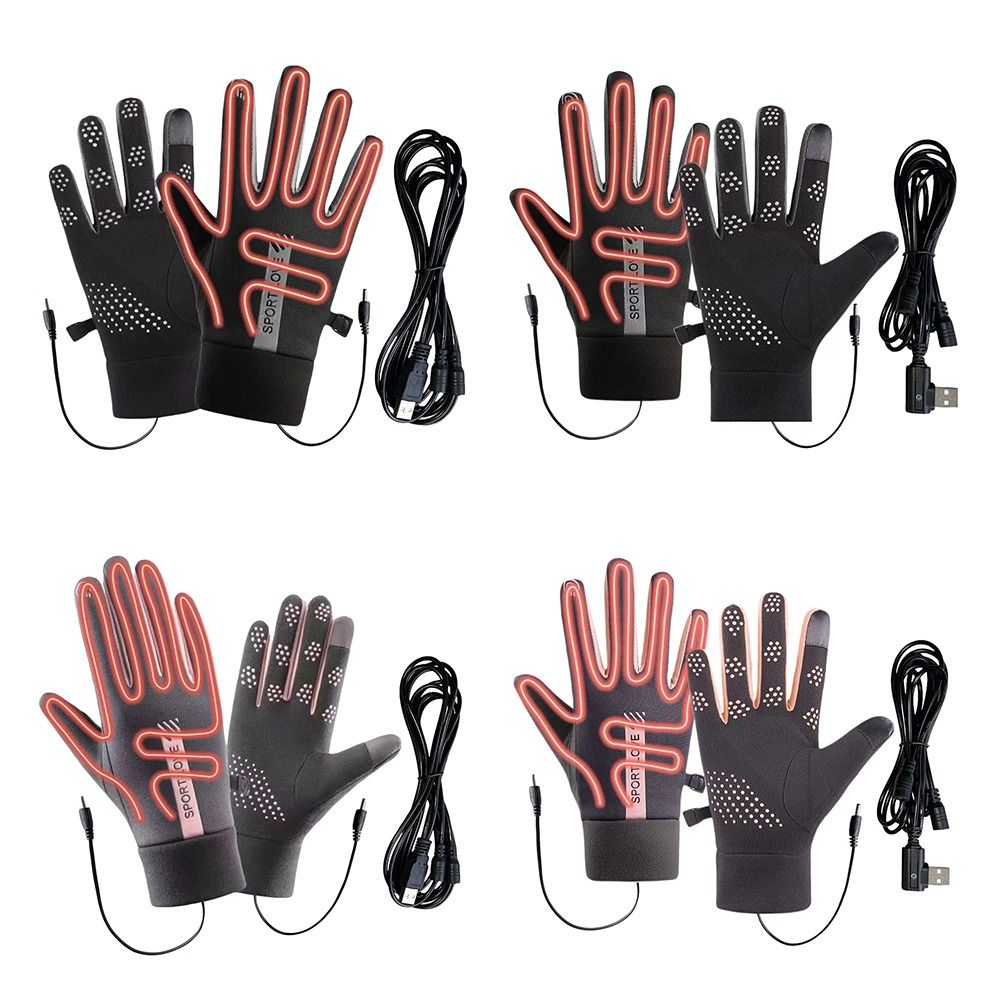 クリエイティブな冬用USB加熱手袋、調整可能な防水充電式手袋 - Heated Gloves Electric のレビューと価格