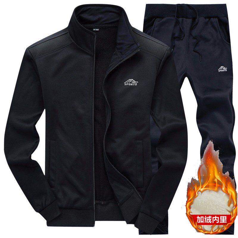 冬用、裏起毛の暖かいスポーツトラックスーツ、メンズ2点セット - Winter Clothing Pk のレビューと価格
