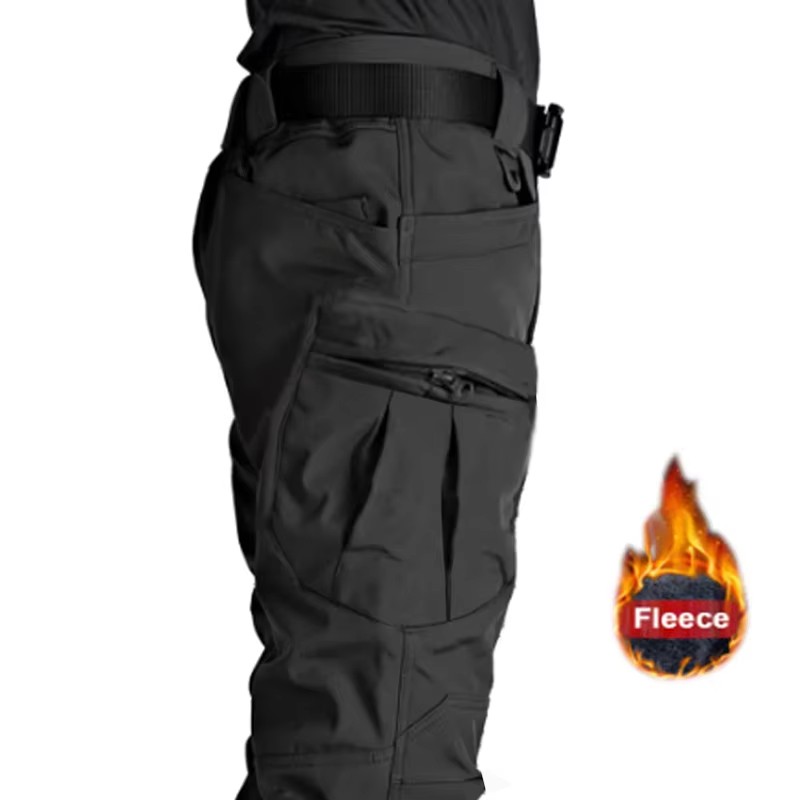 メンズ冬用フリースカーゴパンツ カジュアル 防風防寒 登山  - Winter Clothing Hiking のレビューと価格