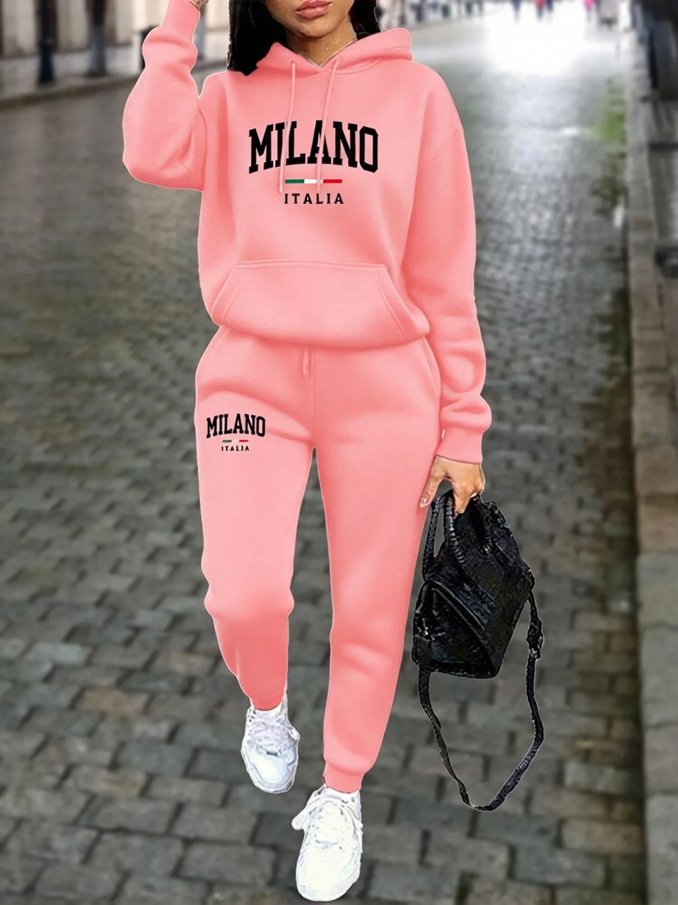 MILANO レディース パンツセット、高品質スウェットシャ - Winter Clothing For Women のレビューと価格