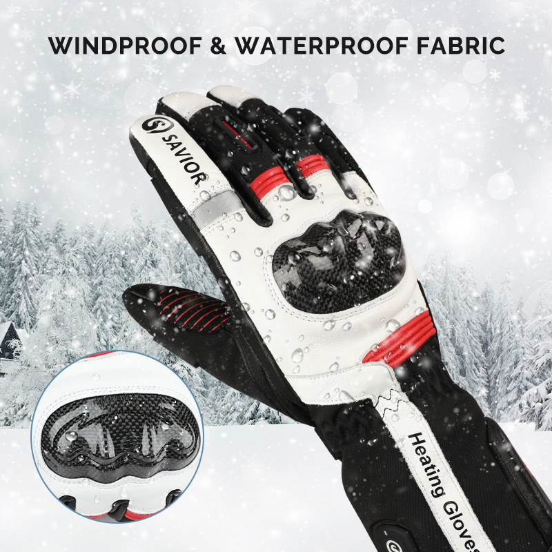 冬用バイクグローブ、タッチスクリーン対応、充電式、電気式ヒー - Heated Gloves Electric のレビューと価格