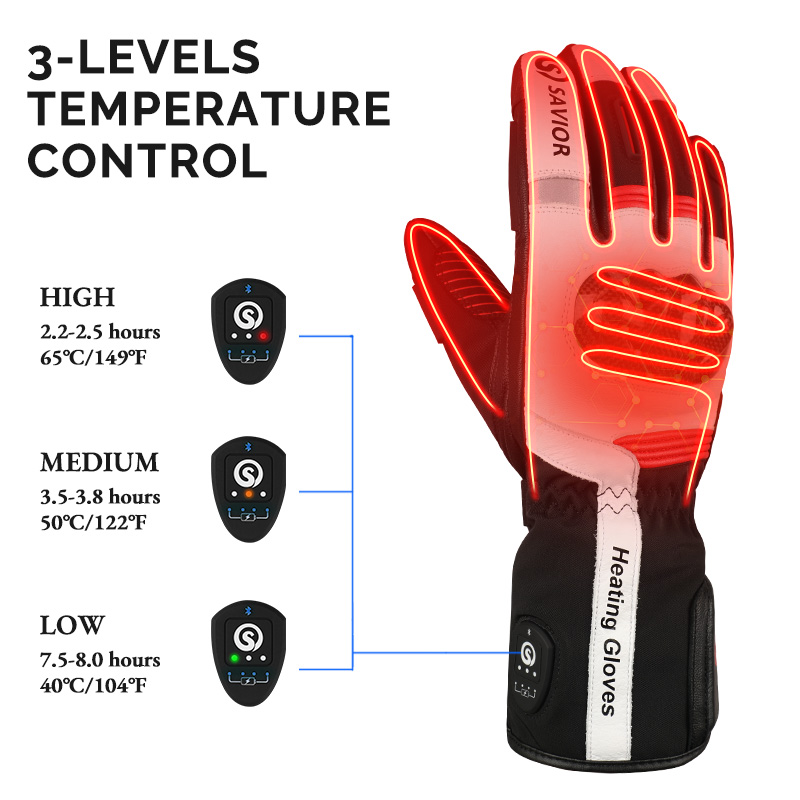 冬用バイクグローブ、タッチスクリーン対応、充電式、電気式ヒー - Heated Gloves Electric のレビューと価格